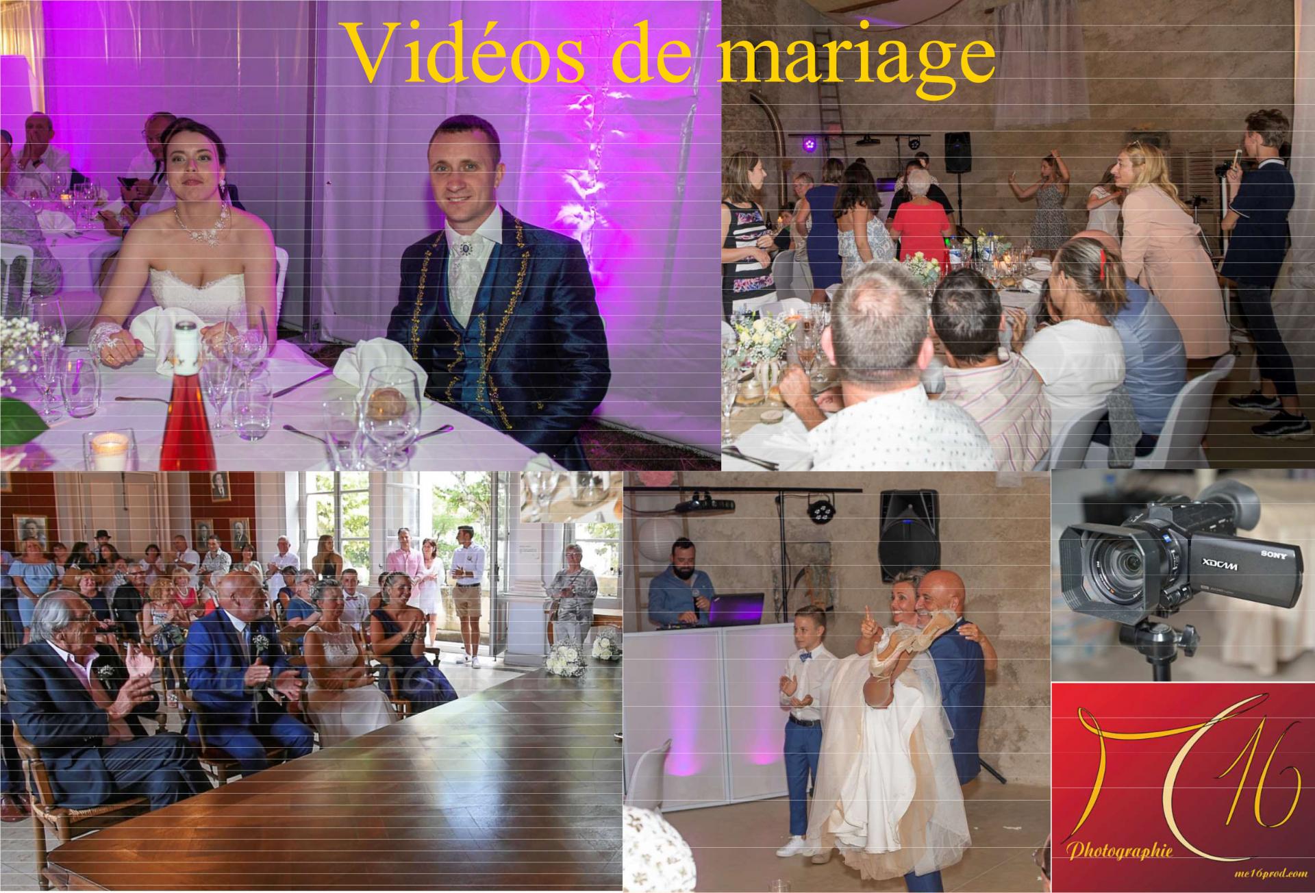 Affiche video mariage